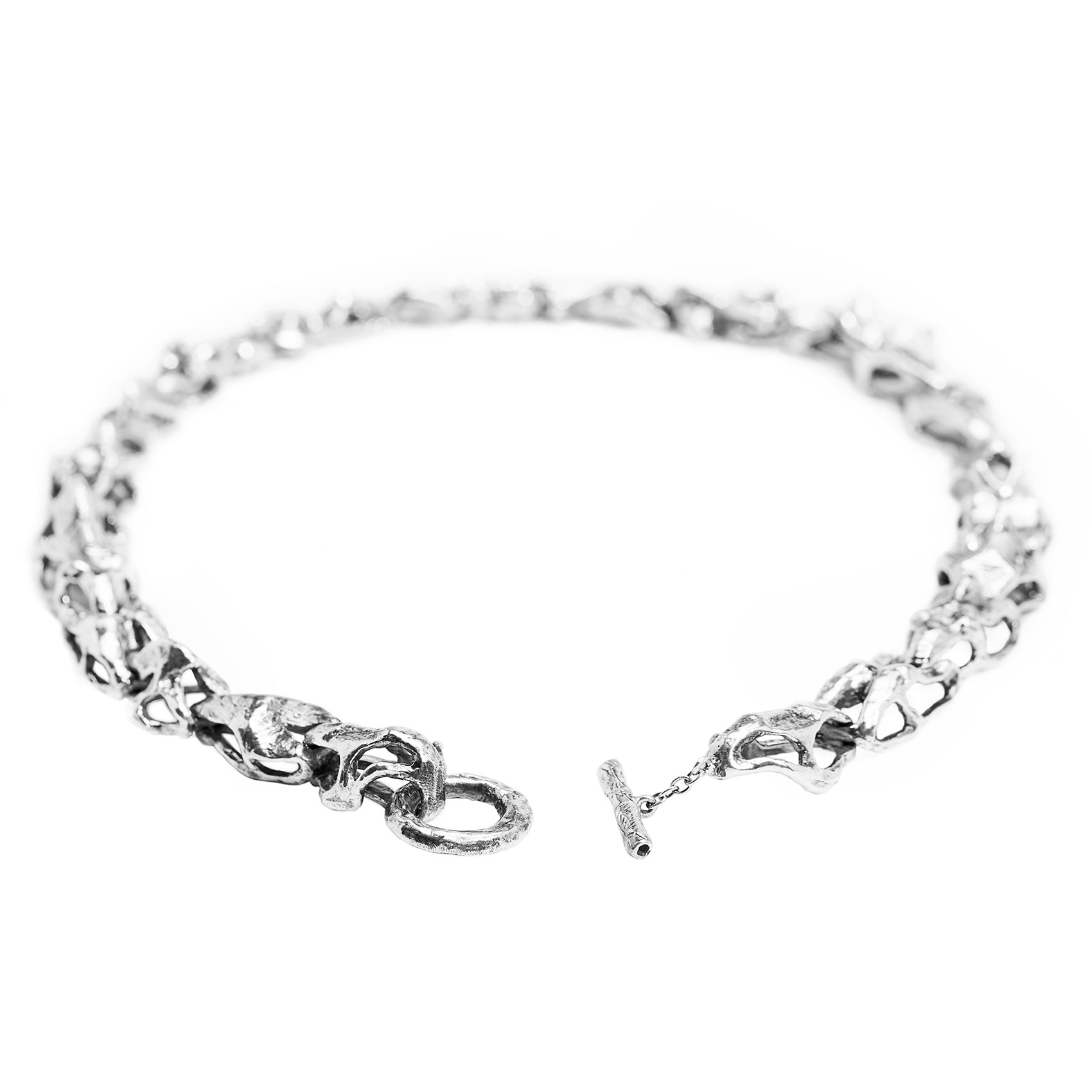 Delicate Breaking Chains Necklace MEY Designs Jewelry